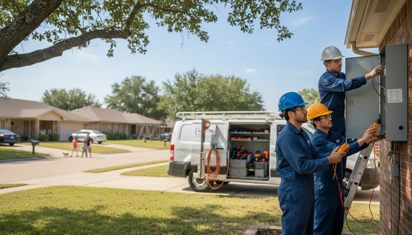 Certified electrician providing emergency electrical services in Whelen Springs, AR